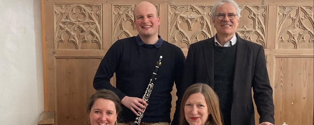 Das Bild zeigt die vier Künstler