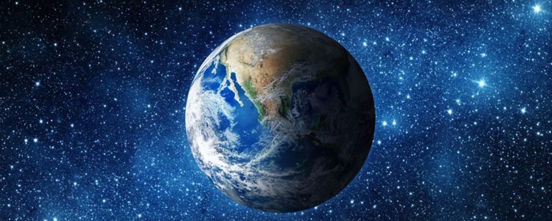 Zu sehen ist die Erde.