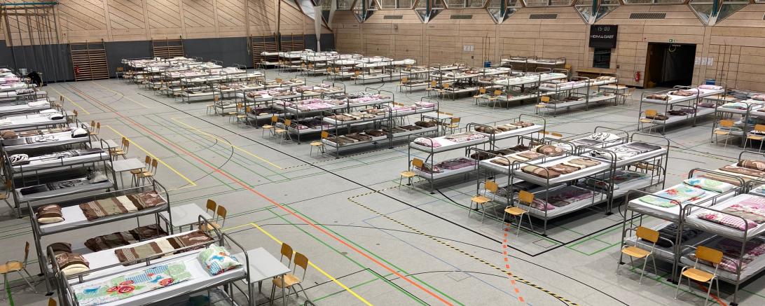 Stauferpark Flüchtlingsunterkunft