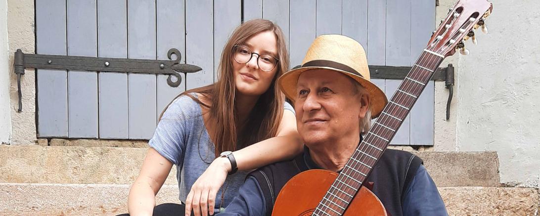 Reiner Panitz mit Tochter Flavia