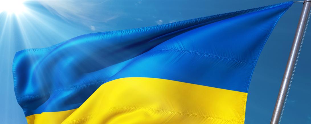 Flagge der Ukraine
