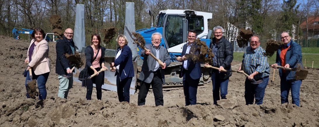 Spatenstich Mehrgenerationen-Sportpark Parkstadt Donauwörth