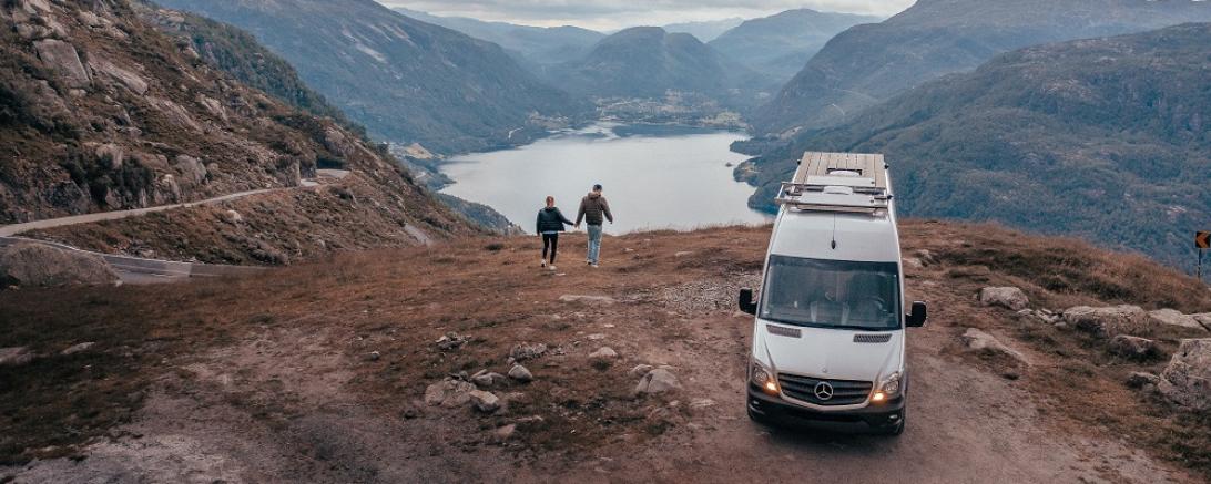 Isabella Seitz aus Deiningen ist mit ihrem Freund Edgar Armos sind mit einem Camper-Van in ganz Europa unterwegs.