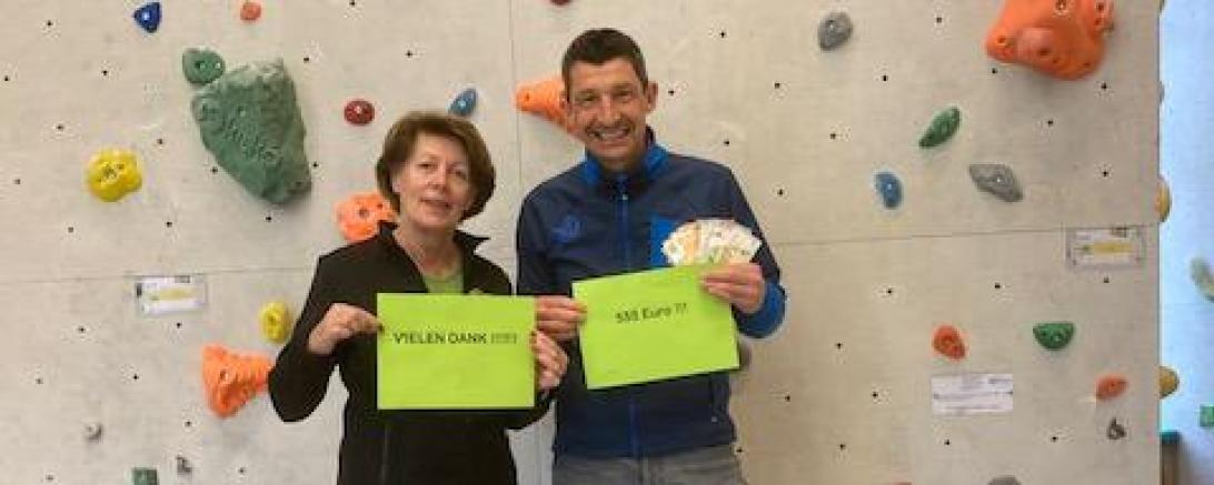 Charlotte Frank und Michael Schleier vom Team des Kraxlstadls Donauwörth