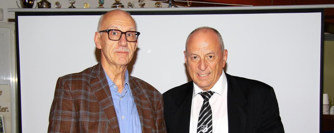 Joachim Hill (links) wurde zum neuen Vorstand des TSV Bäumenheim gewählt. Harald Hämmerlein (rechts) führte den Verein in den vergangenen Jahren kommissarisch als zweiter Vorstand. 
