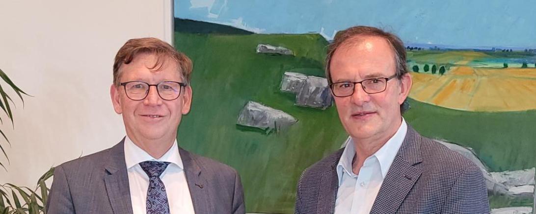 Zu sehen sind Stefan Rößle und Johann Braun. 