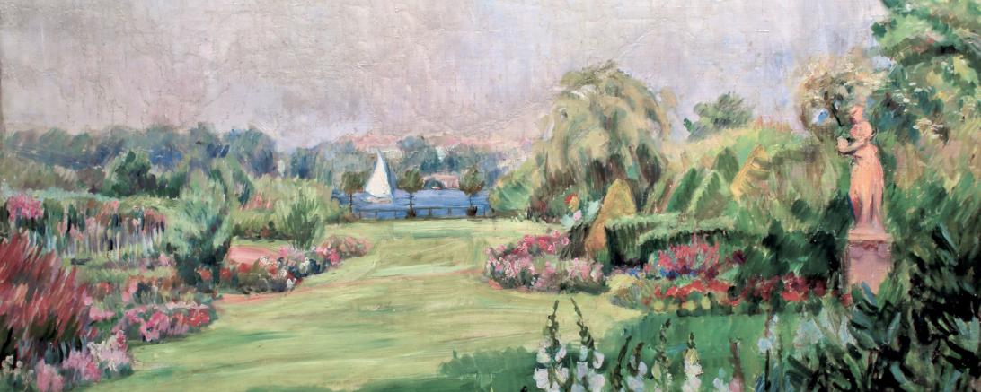 Das Bild zeigt ein Gemälde von Annemarie Jakimow-Kruse