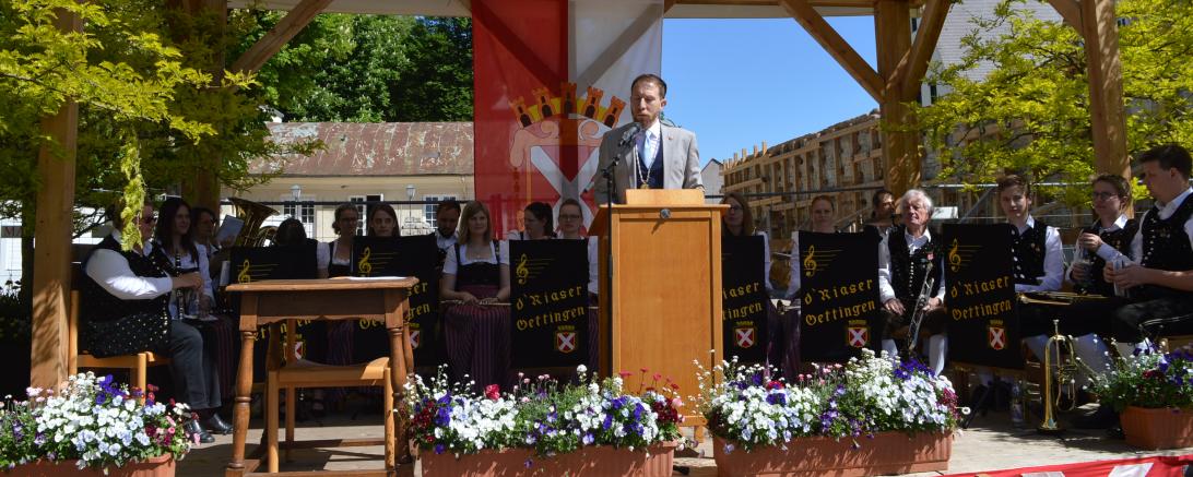 Oettingens Bürgermeister Thomas Heydecker