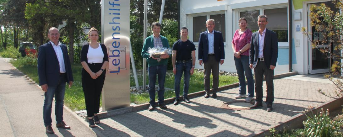 Günter Schwendner, Nadine Kratzer, Dr. Josef Christ, Sascha Vetter, Peter Schiele, Birgit Link, Josef Wolf Bild: Natalie