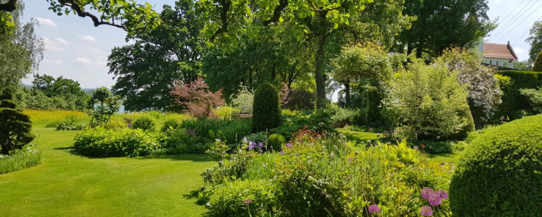 Ein Blick in den Garten von Astrid Laan-Märkisch in Neffsend.