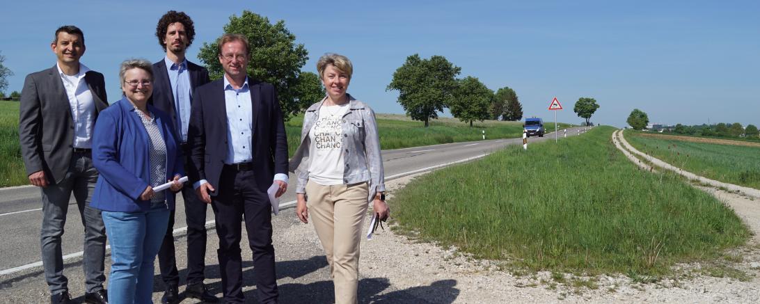 Zu sehen sind Markus Kreitmeier, Alexander Becker, Wolfgang Fackler, Anita Ferber u. Petra Riedelsheimer.