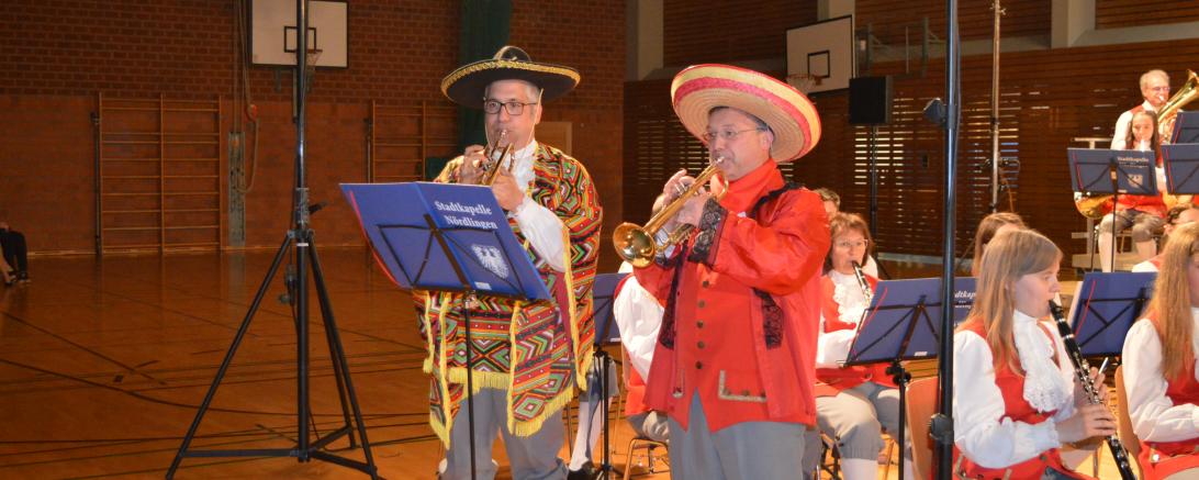 Das Bild zeigt das Frühlingskonzert der Stadtkapelle Nördlingen