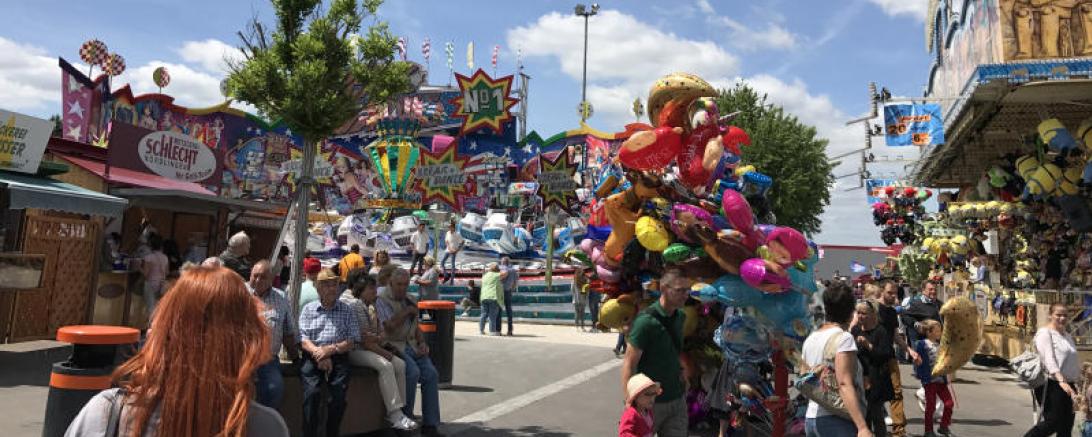 Das Bild zeigt die Nördlinger Mess'