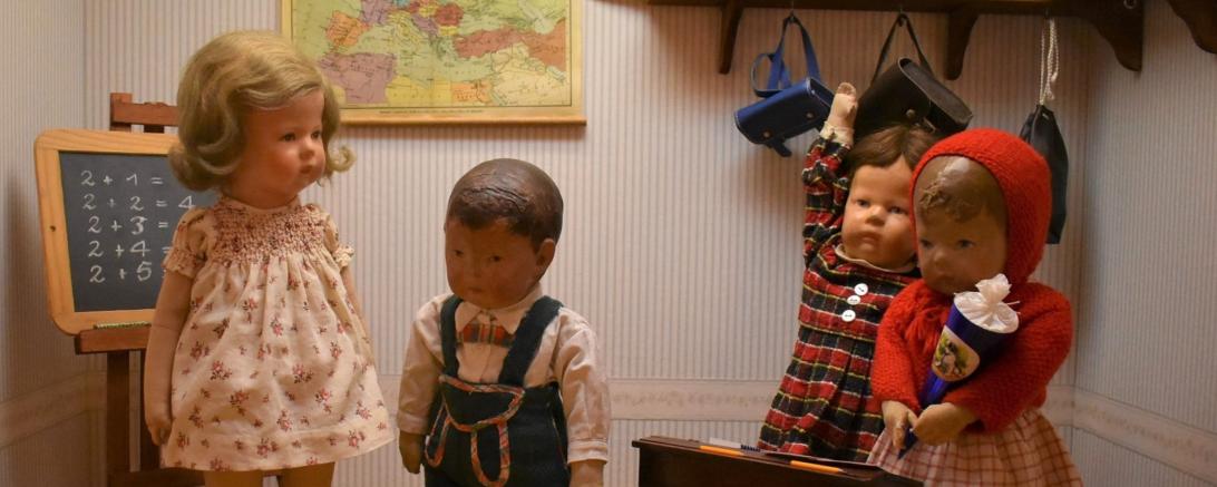 Das Bild zeigt das Käthe-Kruse-Puppen-Museum