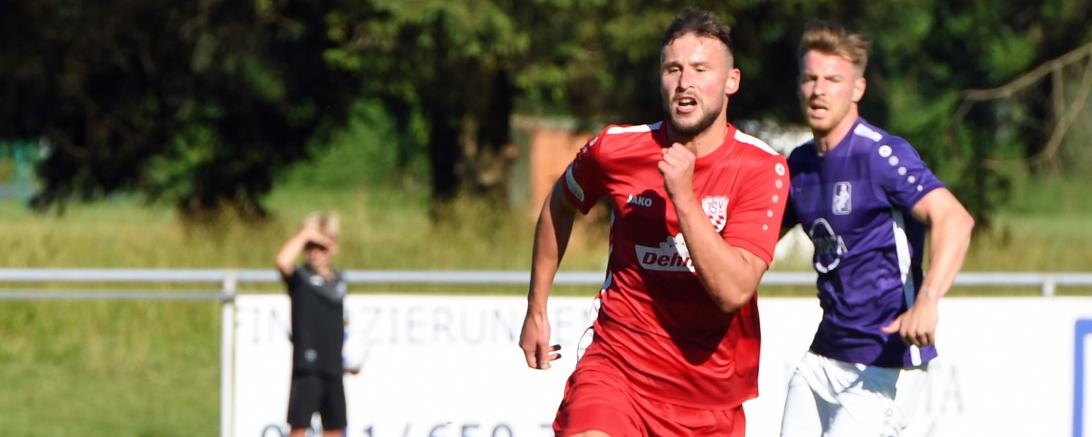 Daniel Dewein während dem Spiel. 