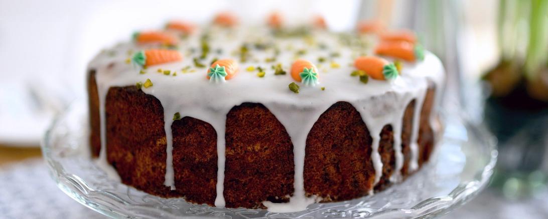 Karottenkuchen.
