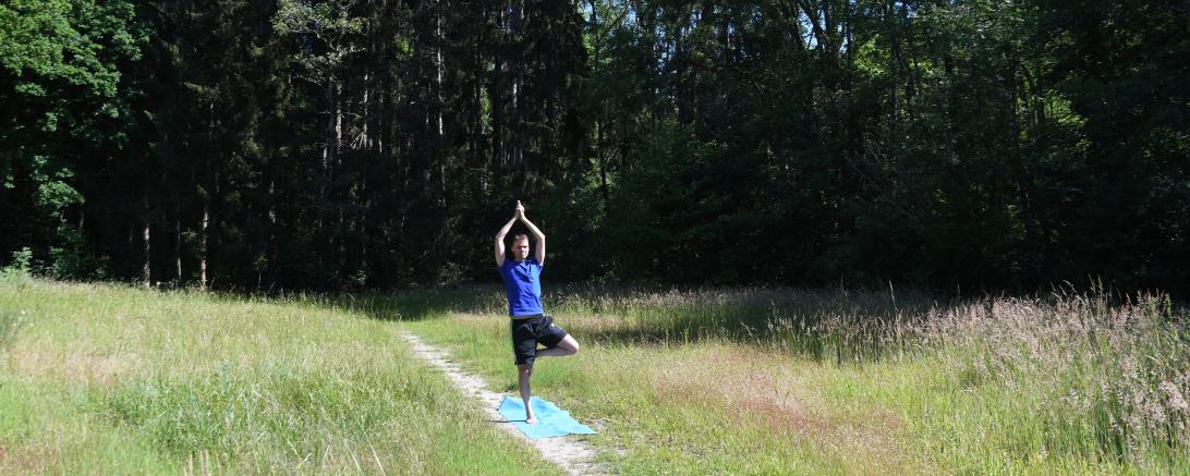 Aktionstag "WaldYoga". 