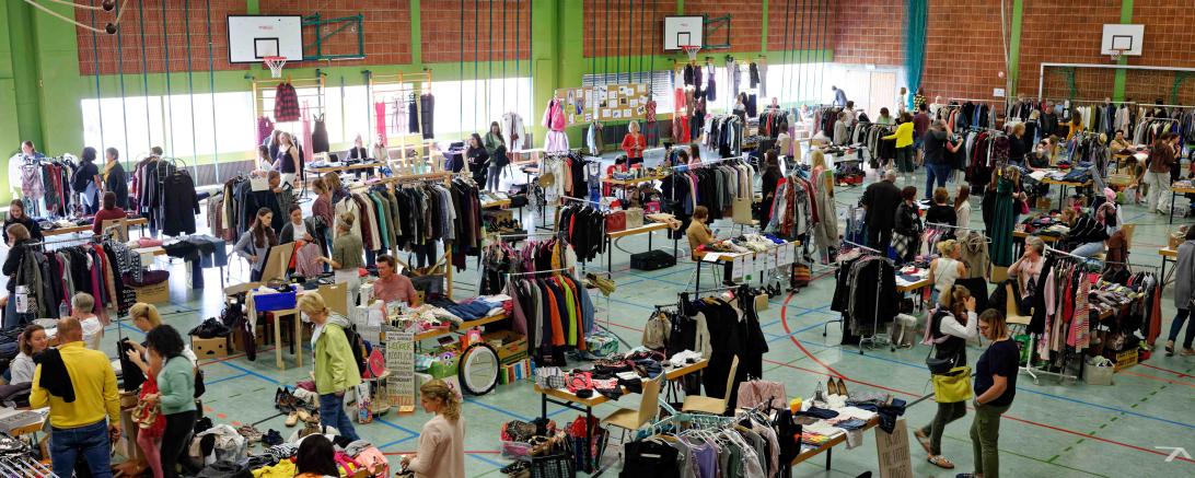 Gesamtübersicht des Flohmarkts