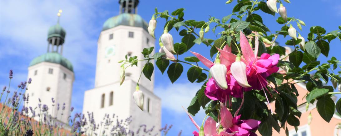 Das Bild zeigt den Wemdinger Marktplatz.
