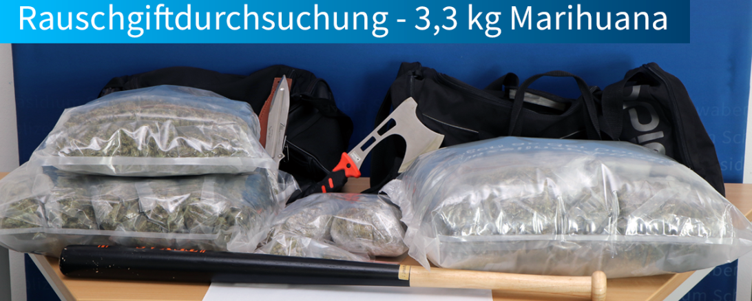 Polizei Drogenfund Donau-Ries 