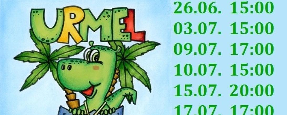 Das Bild zeigt das Plakat zur Vorstellung "Urmel aus dem Eis"