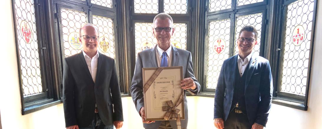 Dienstjubiäum Karl Stempfle