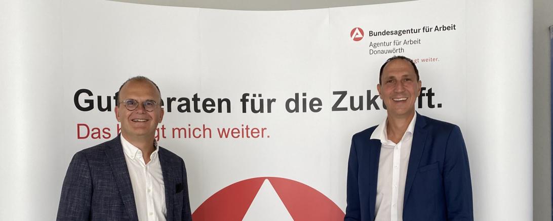 Das Bild zeigt Richard Paul und Christoph Schmid.