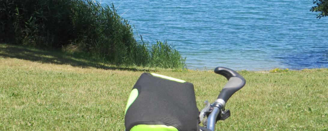 Der Badesee in Hamlar. 