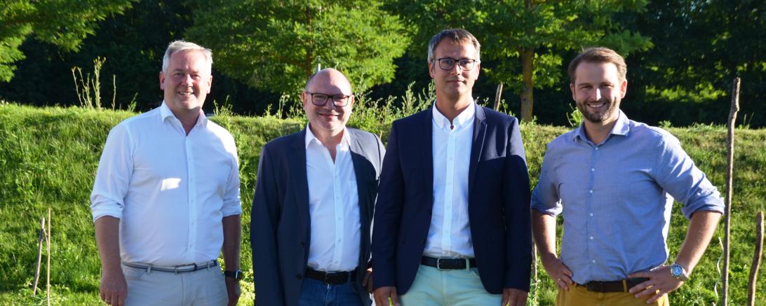 Das Bild zeigt das neue Präsidium des Lions Club Nördlingen.