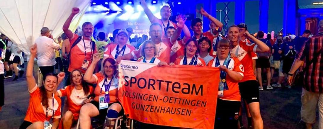 Das Bild zeigt das Sportteam Poggen der Diakoneo.