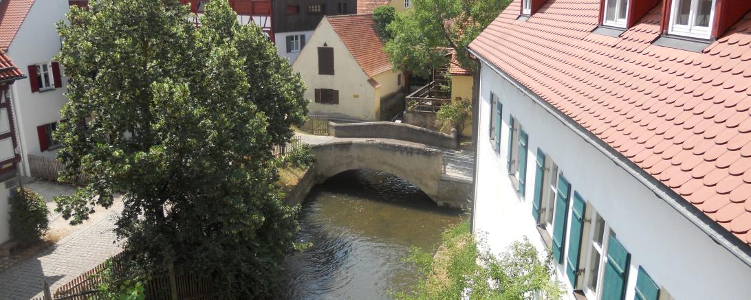 Das Bild zeigt die Nördlinger Altstadt.