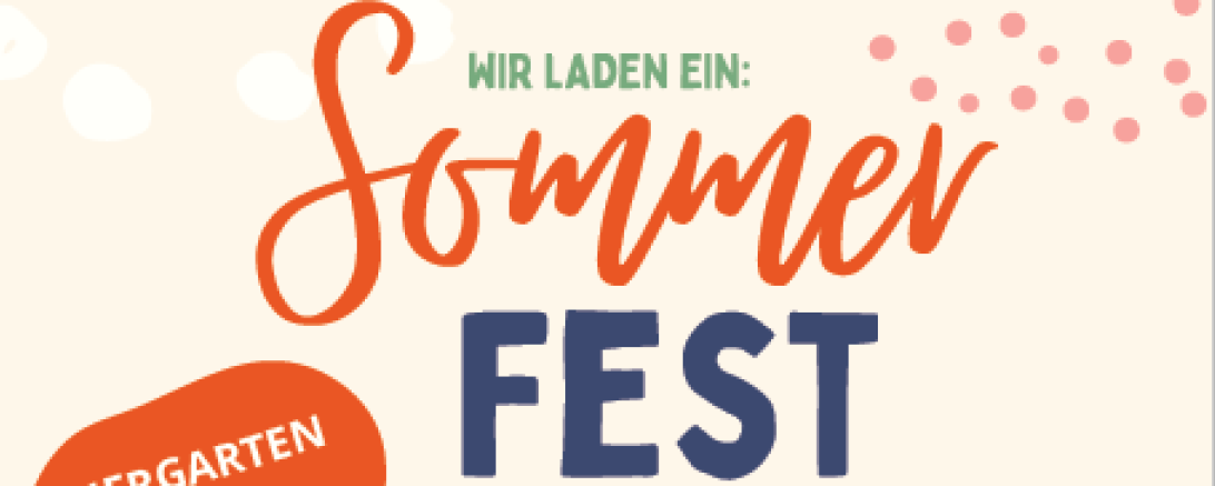 Das Bild zeigt das Plakat des Sommerfestes des AK Nachhaltigkeit & Klimaschutz.