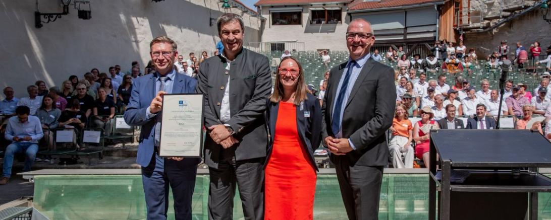 Urkundenverleihung Unesco Global Geopark Ries