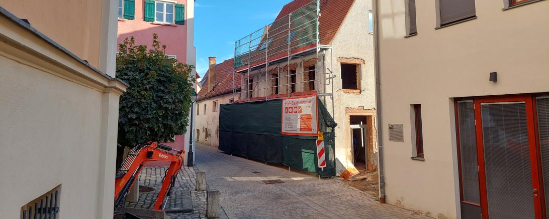 Das Bild zeigt die Judengasse in Nördlingen.