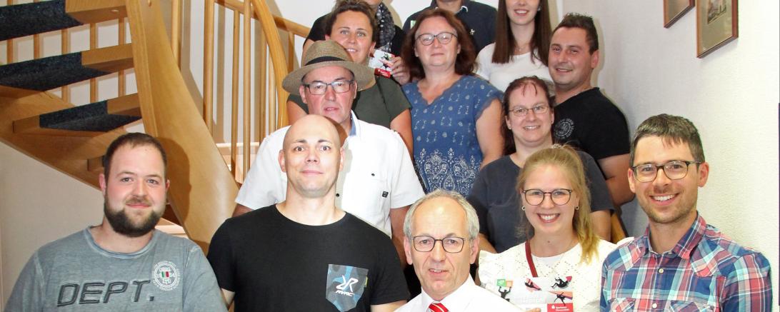 Das Bild zeigt die Gewinner der Gewerbeschau.