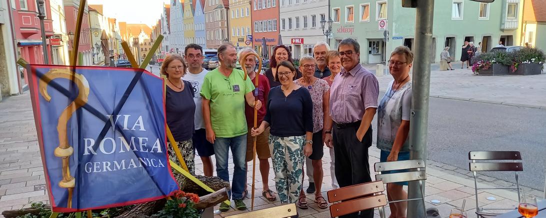 Gruppenbild der Pilger