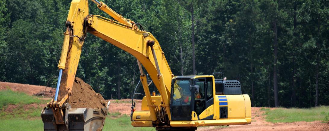 Bagger Baustelle Bauen