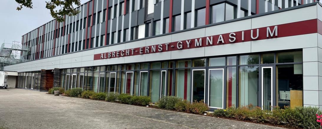 Das Albrecht-Ernst-Gymnasium in Oettingen.