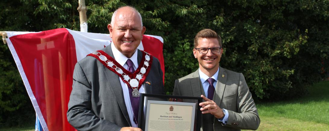 Freundschaftsbaum Markham Nördlingen