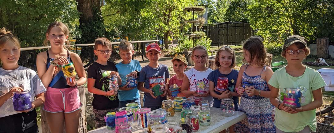 Windlichter basteln Ferienprogramm 