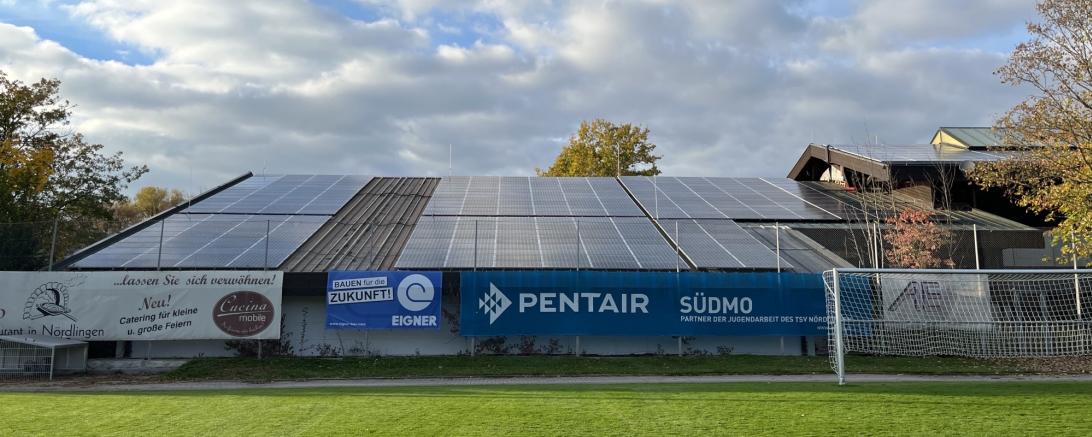 Das Bild zeigt den KTV-Anbau an der Hermann-Keßler-Halle