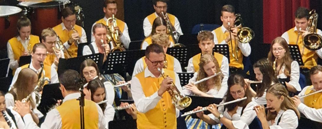 Die Stadtkappele Donauwörth bei dem 49. Kulturtag in Donauwörth.