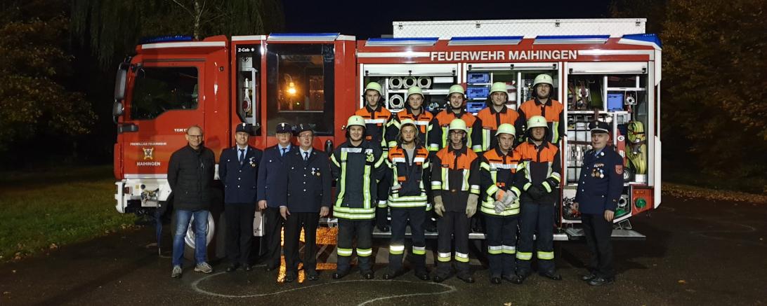 Auf dem Bild von links: Franz Stimpfle, Markus Lechner, Sven Hofmann, Stefan Hager, Georg Götz (Stufe 5), Johannes Wolf (2), Robin Stoller (1), Marco Stoller (1), Lukas Seitz (3), Michael Hach (4), Stefan Stempfle (6), Florian Steinmeyer (2), Haas Sebastian (2), Maximilian Hofmann (4) sowie Klaus Schwager.  