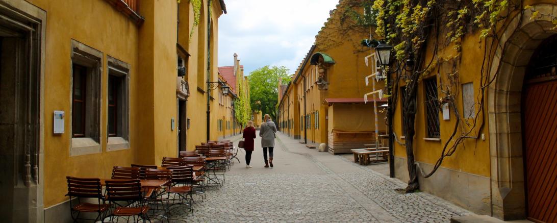 Augsburg Fuggerei Gebäude