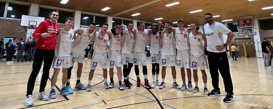 Der erste Heimsieg für die Nördlinger Basketball Herren I der Saison.