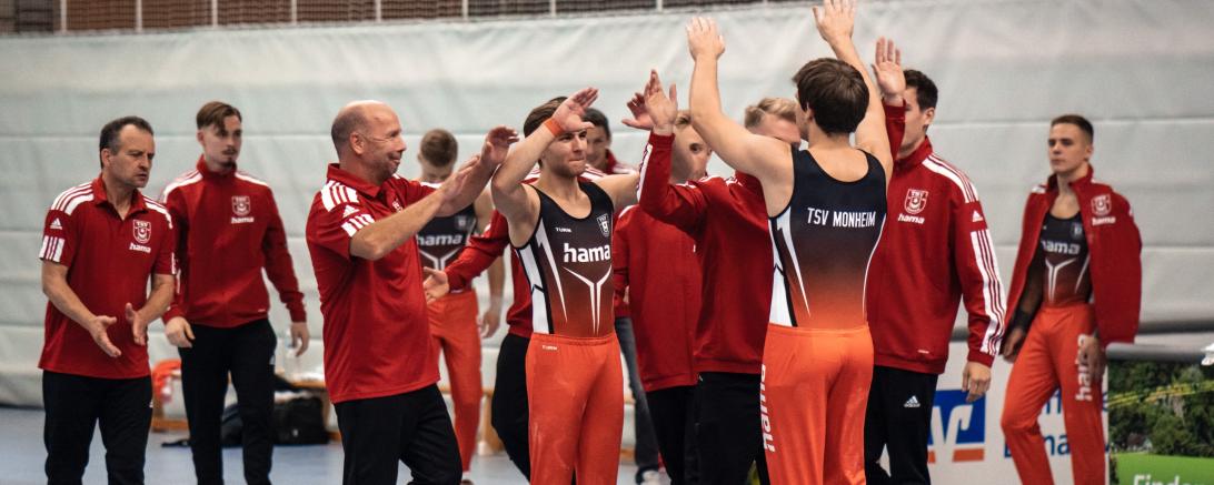 Monheim freut sich über den zweiten Saisonsieg.