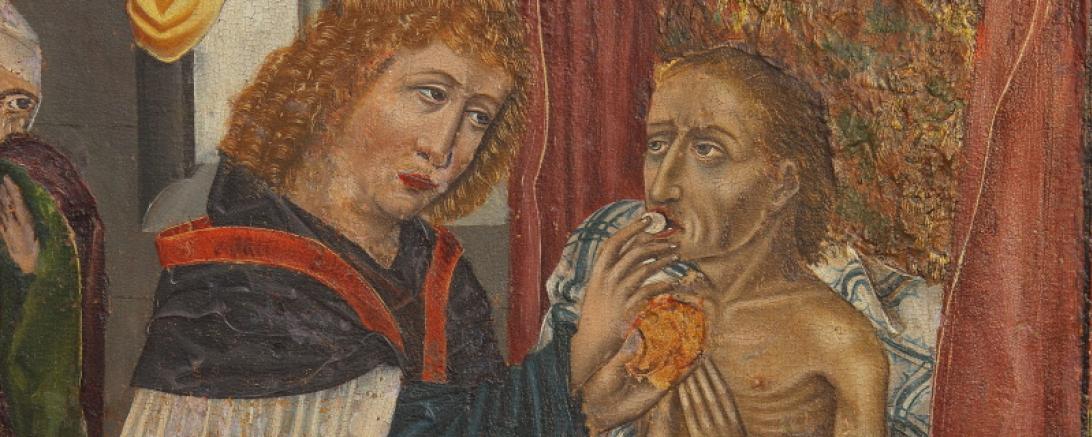 Detail des Nördlinger Hostienwunders aus dem Taigaltar aus dem Jahre 1518