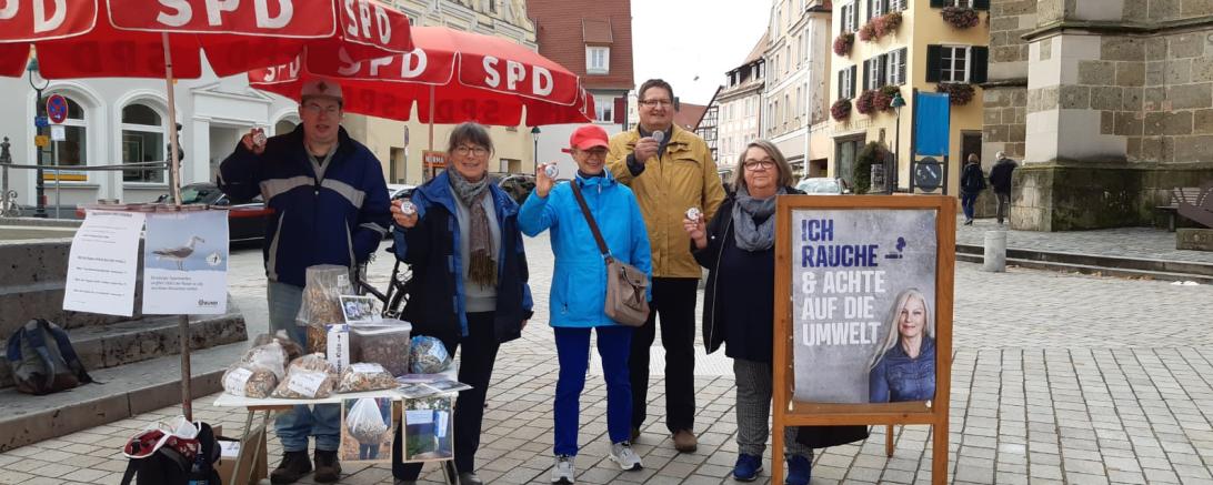 Ich rauche - und achte dabei auf die Umwelt