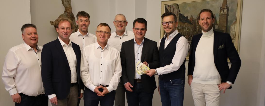 Das Organisationsteam der Kreuhof-Spendenparty.