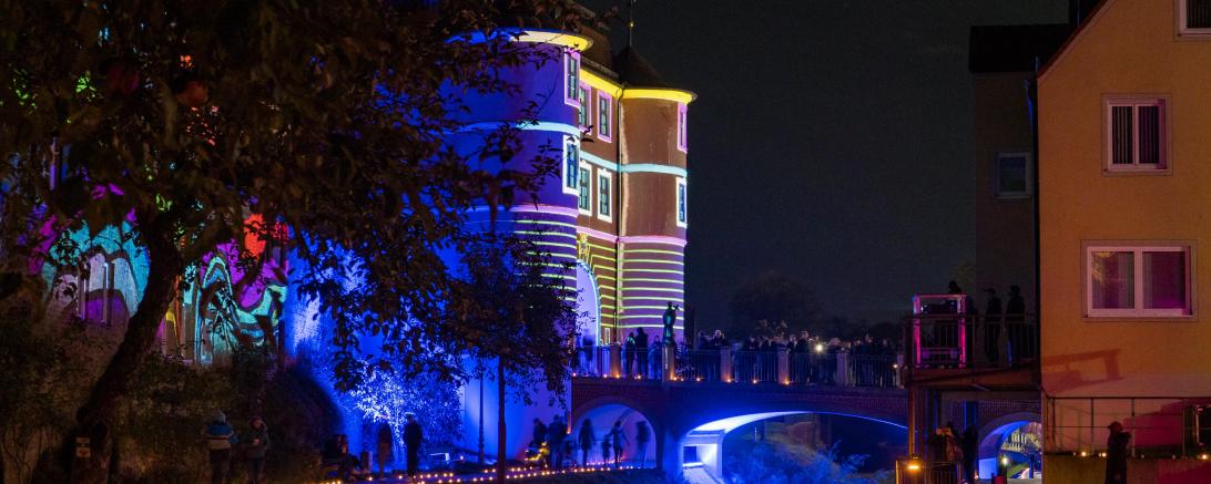 Kunst- und Lichternacht in Donauwörth. 